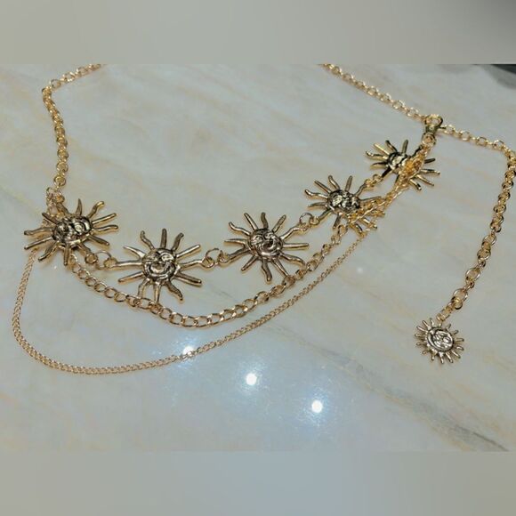 sunflower chain belt A393 - Picture 3 of 4